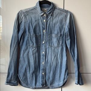 J. Crew Chambray Button Down Shirt
